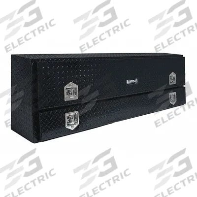 BUYERS PRODUCTS Contractor Truck Box: Topside Truck Box, Single Flip-Up Door Lid, T-Handle - Single Flip-Up Door Topside Boxes with Drawers
