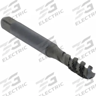 WIDIA GTD Spiral Flute Tap: M4x0.7 Metric, D4 / 6H, 3 Flute, Bottoming Chamfer - General Purpose Spiral-Flute Taps