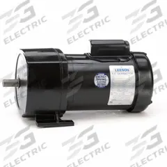 LEESON AC Gearmotor: Parallel, Single Output Shaft, Capacitor-Start, TEFC, 91 RPM, 0.5 hp Input (MPN 107015.00). Key specifications — Brand: LEESON; Full Load Current: 8.8/4.4 A.