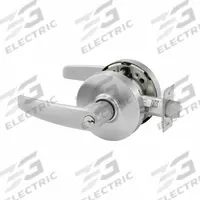 SARGENT Door Lockset: Office Lever Locksets, Chrome, ADA Compliant, Interchangeable Core (MPN 10XG05 LB 26D). Key specifications — attr1024149: Not Ligature-Resistant; attr1011488: SARGENT; attr1024446: F81; attr1011524: No Message; attr1011506: L Rose; attr1011485: Yes; attr1059461: Satin Chromium-Plated.