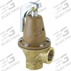 WATTS Pressure Relief Valve: FNPTF x FNPTF, 1 1/4 in x 1 1/4 in, Copper Silicon Alloy (MPN F121524). Key specifications — Brand: WATTS.