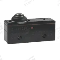 OMRON Snap Action Switch: Plunger Actuator, 1NO/1NC, Solder (MPN Z-15GD55). Key specifications — AC Contact Rating: 15 A @ 250 V; Electrical Connection: Solder; Series: Z; Brand: OMRON.