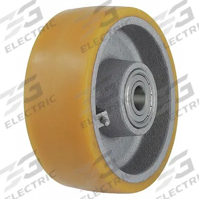 APPROVED VENDOR Caster Wheel: 9 13/16 in Wheel Dia., 2 in Wheel Wd, Polyurethane, Iron - Polyurethane Tread on Iron Core Wheels