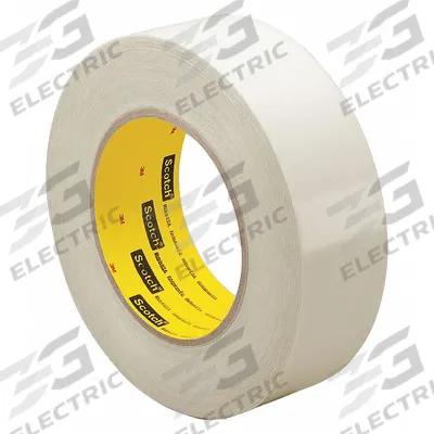 3M Film Tape: 1/2 in Wd, 36 yd Lg, 11.7 mil Thick, Rubber, Polyethylene Film - UHMW Slick Surface Tape