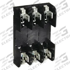 MERSEN Fuse Block: Open Block Design, 3 Pole, 600 V AC, Box Lug, Non-Indicating (MPN 60603). Key specifications — attr233046: MERSEN.