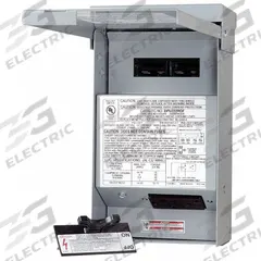 EATON Air Conditioning Disconnect Switch: Non-Fusible, 60 A, Single Phase, 240V AC, Galvanized Steel (MPN DPU222RGF20). Key specifications — Brand: EATON; Switch Design: Pull-out.