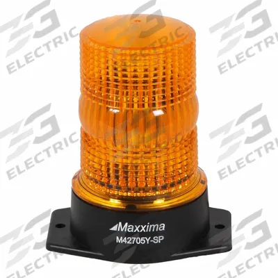 MAXXIMA Warning Light: Perimeter Flashing Warning Light, Amber, 5 in Overall Ht - Vehicle Rotating Beacons