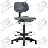 Ergonomic Chair: Polyurethane, Armless, Ht Range 23 1/4 in to 33 1/4 in, 16 in Seat Wd, 0 Casters (MPN BR-PHBCH-RG-T1-A0-CF-RG-BLK). Key specifications — Foot Support: Yes; Back Tilt Backward: 13.5°; Back Tilt Forward: 10.5°; Base Material: Nylon; Brand: APPROVED VENDOR; Product Type: Ergonomic Chair; ESD-Safe: Not ESD Safe; Seat Tilt Backward: 3°.