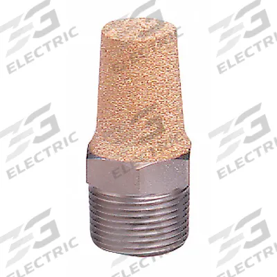 ARROW PNEUMATICS Pneumatic Exhaust Muffler,1/8": 1/8 in NPT, 11 scfm, Steel, 40 micron - Pneumatic Exhaust Mufflers