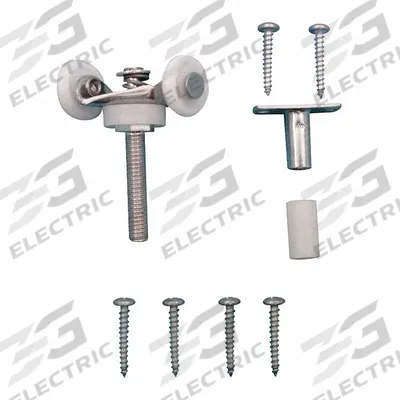 PRIME-LINE Roller: 3 27/32 in Lg, 3 13/16 in Wd - Hanging Door Rollers