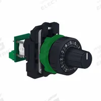 SCHNEIDER ELECTRIC Potentiometer: 22 mm Panel Mounting Size, 4,700 ohm Max Resist Rating, Series XB5 (MPN XB5AD912R4K7). Key specifications — Manufacturer Part Number: XB5AD912R4K7; Series: XB5; Brand: SCHNEIDER; Knob Style: Standard; Bezel Style: Non-Metallic (Black).