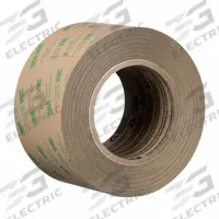 3M Transfer Tape: 3 in Wd, 60 yd Lg, 2.3 mil Thick, Polycoated Kraft Paper, Acrylic, Transparent (MPN 19334). Key specifications — Series: 467MP; Bond Type: Repositionable; Liner Material: Polycoated Kraft Paper.