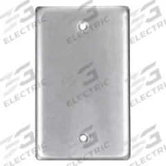 HUBBELL KILLARK Weatherproof Cover: Aluminum, FD/FS, Blank Cover, 1 Gangs, 4 9/16 in Overall Ht, 3 (MPN 1FB). Key specifications — Brand: HUBBELL KILLARK; Color: Gray; Compatible with Product Type: Blank Cover; Compatible with Series: FS; Mounting Orientation: Vertical.