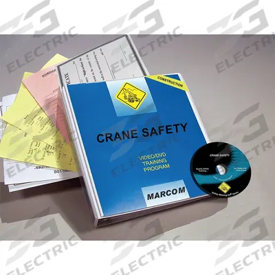 MARCOM Training Kit: Crane Safety, DVD/Quiz/Scheduling Forms/Training Certificate - Crane Safety Training