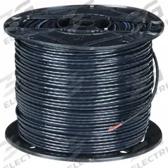 Building Wire: Copper, 10 AWG, 1 Conductors, Stranded, Black, 500 ft Lg, THHN (MPN 22973201). Key specifications — Voltage: 600 V; Brand: SOUTHWIRE.