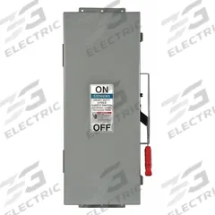 SIEMENS Safety Switch: Non-Fusible, 60 A, Three Phase, 600V AC, Galvanized Steel, Indoor (MPN HNF462). Key specifications — attr867131: SIEMENS.