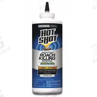 HOT SHOT Roach Killer: For Use On Crawling Insects, Bottle, 16 oz Container Size, Indoor Use (MPN HG-96023). Key specifications — Brand: HOT SHOT; Container Type: Bottle; DEET Concentration: DEET-Free; Form: Powder; Indoor/Outdoor Use: Indoor; Insect Group: Crawling; Targeted Insects: Cockroaches.