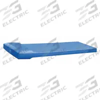 CORTECH Mattress: 75 in Overall Lg, 30 in Overall Wd, 4 1/2 in Overall Ht, Blue, Polyurethane (MPN C453075P). Key specifications — Includes: Integrated Pillows; Material: Polyurethane; Brand: CORTECH; Color: Blue.