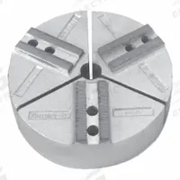 HURON Lathe Jaw: Round, Serrated, Aluminum, For 8 in Chuck, 2 in Ht (MPN AKT8FG). Key specifications — Brand: HURON; Mounting Bolt Size: M12.