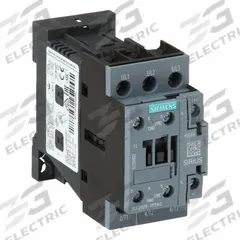 SIEMENS IEC Magnetic Contactor: Non-Reversing, 3 Poles, 3NO Contacts, 17 A, 24V DC Coil (MPN 3RT20251BB40). Key specifications — Brand: SIEMENS; Integrated Surge Suppression: No.