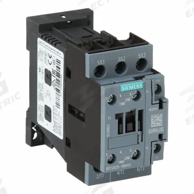 Siemens Magnetic Contactor: Non-Reversing, 3 Poles, 3NO Contacts, 17 A - Non-Reversing IEC Contactors
