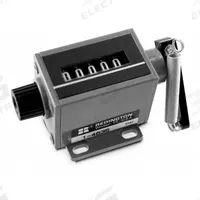 TRUMETER Mechanical Stroke Counter: Top Coming (TC), Top Coming (TC)/Top Going (TG), Base Mounting (MPN 1-4635). Key specifications — attr1048545: 1-4635; attr1048549: TRUMETER; attr1048554: White; attr1048558: System Translates into Exceptionally High Operating Speeds; attr1048564: Right Hand Top Coming; attr1048565: Base; attr1048567: Mechanical; attr1048576: Black.