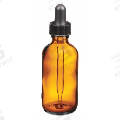 APPROVED VENDOR Chemical/Reagent Bottle: Round, 60 mL, 2 fl oz, Soda Lime Glass - Clear Glass Lab Dropper Bottles