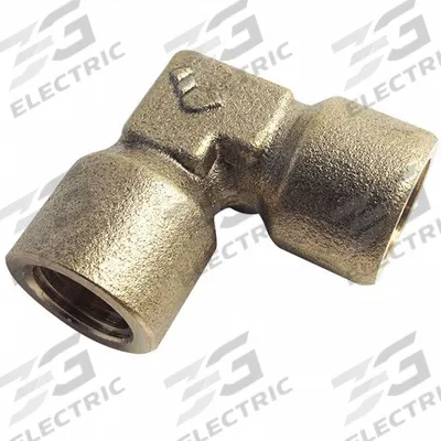 LEGRIS Metal Pipe Elbow: 90° Elbow, 1/8 in x 1/8 in - Threaded High-Pressure Pipe Fittings