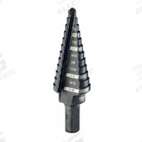 MILWAUKEE Step Drill Bit: 3/16" to 7/8", Black Oxide HSS, 3-Flats Shank (MPN 48-89-9204). Key specifications — attr1234936: Not Impact Rated.