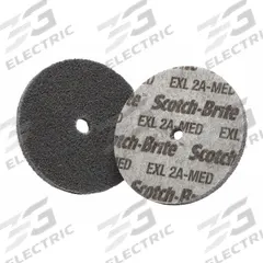 SCOTCH-BRITE Unitized Wheel: 2 in Dia x 1/4 in W, 1/8 in Arbor Hole, Aluminum Oxide, Medium, XL-UW (MPN 7010299301). Key specifications — Series: XL-UW; Brand: SCOTCH-BRITE.