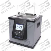 POLYSCIENCE Water Bath: 2 L Capacity, 100°C Max Temp, Stainless Steel, +/-0.1°C, Digital, 120V AC (MPN WBE02L11B). Key specifications — Display Type: Digital; Heated or Refrigerated: Heated; Brand: POLYSCIENCE; Interior Material: Stainless Steel; Programmable: Yes; Temperature Accuracy Tolerance: +/-0.1°C; Voltage: 120V AC.