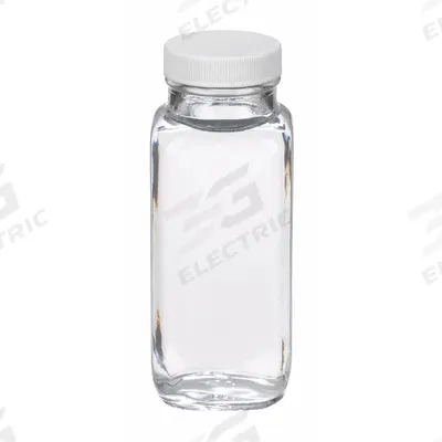 WHEATON Bottle: 250 mL, 43-400 mm, No Closure, No Closure, Colorless - Rectangular Glass Lab Bottles