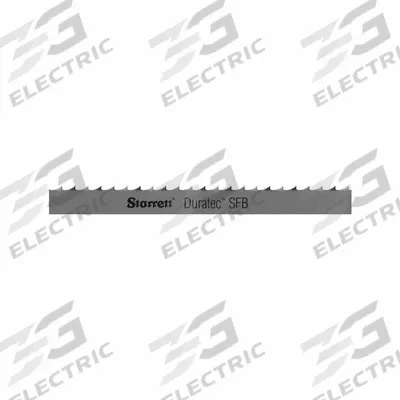 STARRETT Band Saw Blade: Carbon Steel, Duratec(TM) SFB, Non-Ferrous Metal/Wood, 16 ft 2 in - Low-Alloy Steel- & Nonferrous Metal-Cutting Blades