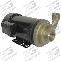DAYTON Centrifugal Pump: 316 Stainless Steel, 3 hp Horsepower (Max), Three Phase, 208-230/460V AC (MPN 5WXU1). Key specifications — Impeller Material: 316 Stainless Steel; Brand: DAYTON; Motor Enclosure: Totally Enclosed Fan Cooled.