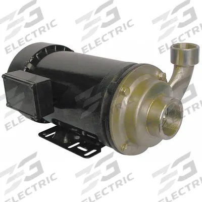 Dayton Centrifugal Pump: 316 Stainless Steel, 3 hp Horsepower (Max), Three Phase - Stainless Steel Housing Chemical-Resistant Centrifugal Pumps
