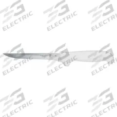 MERCER CUTLERY Boning Knife: Narrow, 6 in Overall Lg, Steel Blade, Polypropylene Handle, Stamped (MPN M18100). Key specifications — Sub-brand: Ultimate White; Brand: MERCER CUTLERY; Blade Material: Steel; Blade Type: Narrow; Edge Style: Sharp Edge; Forged/Stamped: Stamped; Handle Color: White; Handle Material: Polypropylene.
