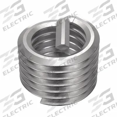 HELI-COIL Helical Insert: Tanged Tang Style, Free-Running, 5/16"-24 Thread Size, Plain - Free-Running Tanged Helical Inserts