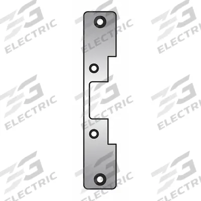 HES Electric Strike Faceplate: 1 1/4 in Wd - Electric Strike Faceplates
