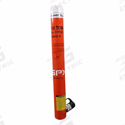 POWER TEAM Hydraulic Cylinder: Single Acting, 10 ton Nominal Capacity - General Purpose Rams