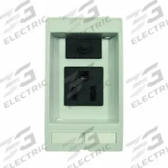 MURRELEKTRONIK Socket Insert: NEMA 5-15, (1) 3A Fuse, 125 V AC Socket Volt Rating, 51 mm x 88 mm (MPN 4000-68000-0110000). Key specifications — Brand: MURRELEKTRONIK; Socket Configuration: NEMA 5-15; Resets: (1) 3A Fuse; Insert Design: Power Insert with 3A Reset.