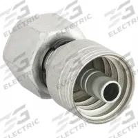 AEROQUIP Hydraulic Crimp Fitting: Steel x Steel, Straight, -4 For Hose Dash Size, Metric x Crimp (MPN 1A8DL4). Key specifications — Fitting Gender: Female x Genderless; Fitting Connection Type: Metric x Crimp; Brand: AEROQUIP; Thread Size: M16-1.5; For Hose Dash Size: -4.