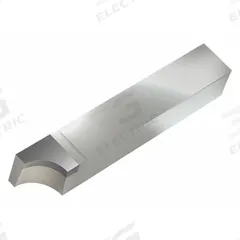 MICRO 100 Single-Point Tool Bit: RAD Tool Bit Style, 3/4 in Shank Wd, 3/4 in Shank Ht, Carbide, Zinc (MPN RAD-16)