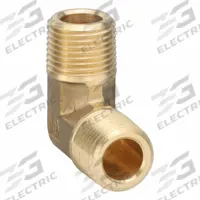 PARKER Metal Pipe Elbow: 90° Elbow, 3/8 in x 3/8 in, Male NPT Threaded x Male NPT Threaded (MPN 1204P-6). Key specifications — Maximum Operating Pressure: 1,000 psi.