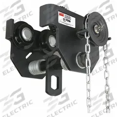 DAYTON Geared Trolley: Geared, 6,000 lb Max Hoist Load Capacity (MPN OZ3GBT). Key specifications — For Beam Shape: Tapered; Trolley Frame Material: Steel.