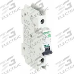 SCHNEIDER ELECTRIC IEC Miniature Circuit Breaker: 0.5 A Amps, 60V DC, 14kA at 120/240V AC, C60BP (MPN M9F42170). Key specifications — Brand: SCHNEIDER; DC Voltage Rating: 60V DC; Max. AIR Rating: 14kA at 120/240V AC; Terminal Connection: Screw Clamp; AC Voltage Rating: 240/415V AC.