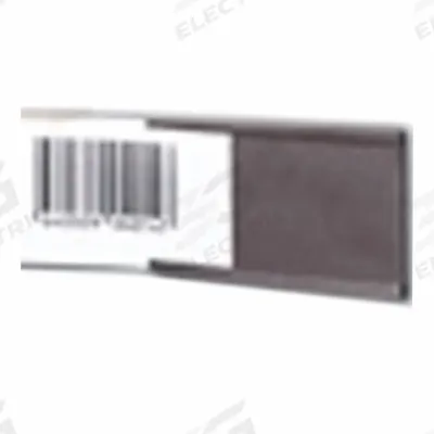 AIGNER INDEX Label Holder: 4 in x 2 1/8 in, Black, Slide-In, 25 Label Holders, Magnetic - Self-Adhesive Label Holders
