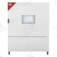 BINDER Environmental Chamber: 35 cu ft Capacity, 58 13/50 in x 62 1/5 in x 78 93/100 in, 1 Shelves (MPN 9020-0447). Key specifications — Temperature Accuracy Tolerance: +/-0.5 @ 40°C; Temperature Uniformity: +/-1.8 @ 40°C; Manufacturer Part Number: 9020-0447; Brand: BINDER; Voltage: 480V.