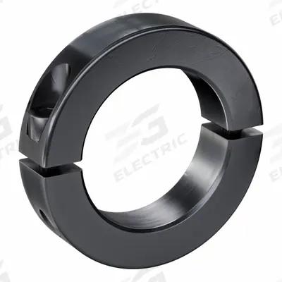 RULAND MANUFACTURING Shaft Collar: 2-Piece, Metric, Round, Clamp-On, 54 mm Bore Dia - Steel Shaft Collars