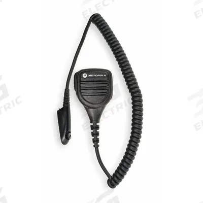 MOTOROLA Speaker Microphone: Fits Motorola, For GP/MTX/PTX Series, 3.5 mm Jack, Push To Talk - Motorola-Compatible Microphones & Speakers