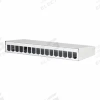 METZ CONNECT RJ45 Housing: Surface, Steel, RJ45, 16 Ports, Unequipped (MPN 130861-1602-E). Key specifications — Housing Material: Steel; Includes Connector: Unequipped; Mounting Type: Surface; Product Type: Module Housing; Connector Color: White; Connection Type: RJ45.